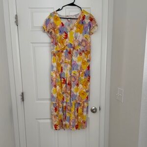 Isabel Maternity by Ingrid & Isabel Colorful Floral Maxi Dress